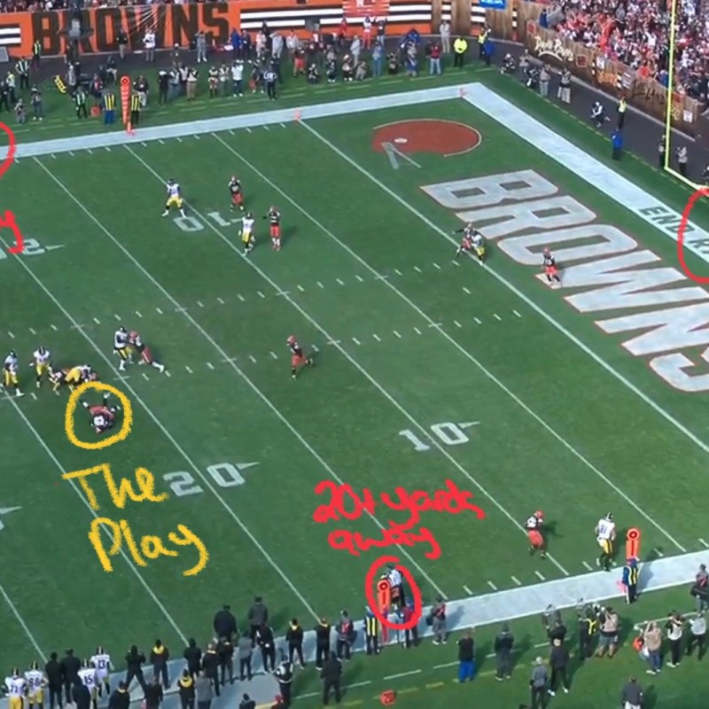 Sky Cam: Steelers @&nbsp;Browns